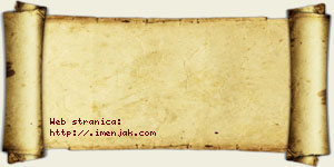 Negovanka Rakić vizit kartica